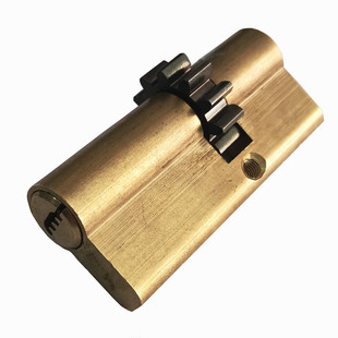 盼盼防盗门锁芯 宝得安曼申小帅11齿轮73mm B级双排月牙钥匙包邮