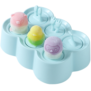 雪糕模具家用自制硅胶冰棍冻棒冰冰糕儿童做冰淇淋迷你小冰棒磨具