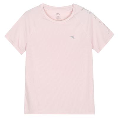 安踏速干衣女士运动上衣冰丝短袖