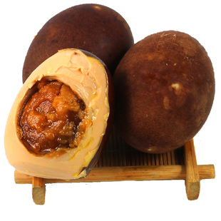 庄河特产冰峪沟泥腌烤海鸭蛋礼盒熟咸鸭蛋真空60g*30枚礼盒