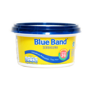 印尼Blue Band蓝带黄油 多用途植物牛油涂面包margarin krim250g