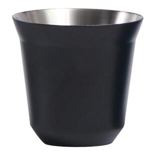 304不锈钢双层咖啡杯便携隔热意式浓缩萃取杯双拼色小容量啤酒杯