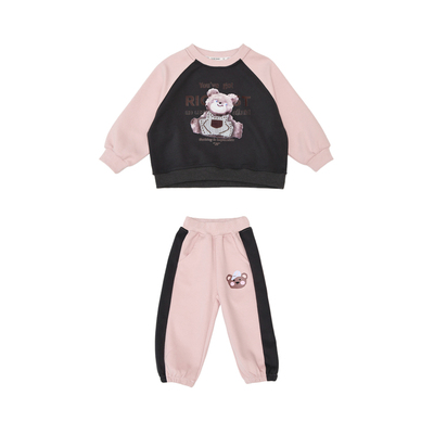 女童春秋洋气运动卫衣套装