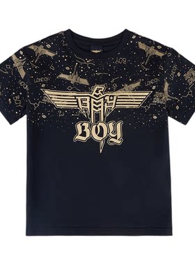 BOY童装夏季星空满印短袖T恤