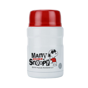 史努比Snoopy不锈钢焖烧杯便携长久保温杯儿童学生用饭盒配勺子