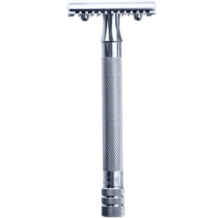 DOVO杜沃 25C 德国进口手动剃须刀不锈钢双面刀片刮胡刀Merkur