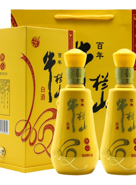 牛栏山北京二锅头酒礼盒装白酒浓香型500ml* 6瓶整箱装 46度顺心