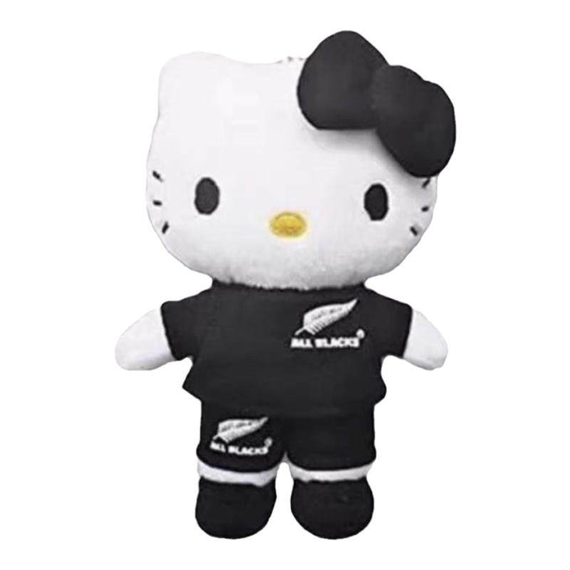 橄榄球hello kitty包包挂饰哈喽hallo公仔凯蒂猫kt猫玩偶黑色挂件