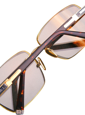 加厚竹叶青水晶眼镜天然夜视