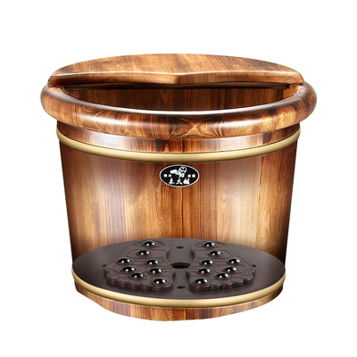 实木泡脚桶家用养生洗脚桶木桶