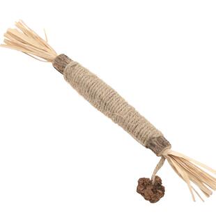 木天蓼磨牙棒猫玩具自嗨解闷逗猫棒耐咬虫瘿果羽毛猫猫小猫咪用品