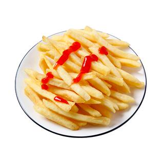 蓝威斯顿薯条冷冻半成品未裹粉细薯空气炸锅KF店专用油炸粗薯商用