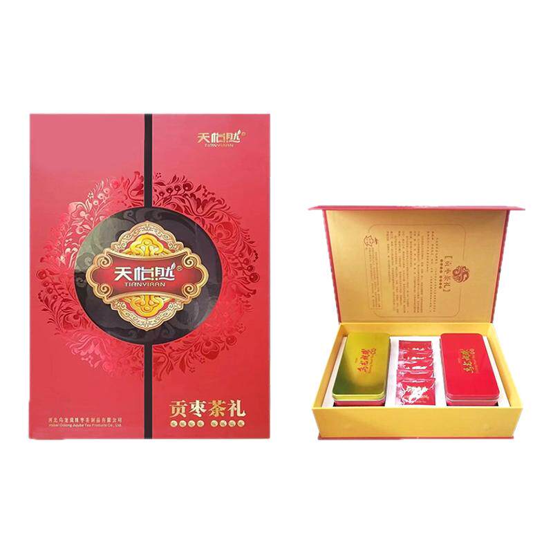 青县枣茶精美礼盒天怡然乌龙戏珠