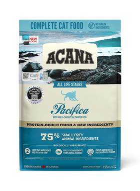 爱肯拿鱼肉猫粮5.4kg美毛亮肤