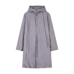 ARMANI EXCHANGE/阿玛尼冬季新款男连帽休闲中长风衣夹克棉服外套