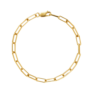 Missoma金色经典迷你回形针手链时尚轻奢小众设计精致新款手饰