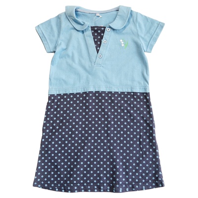 日系女童纯棉短袖连衣裙裙子夏季