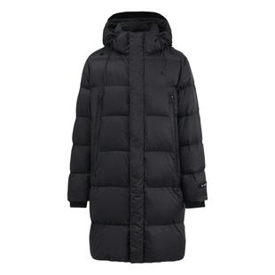 美特斯邦威鹅绒服男士冬季新款加厚保暖中长款羽绒服外套上衣男