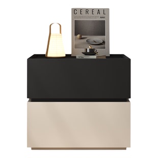 床头柜实木现代简约2025新款卧室家用小户型轻奢高级感床边收纳柜