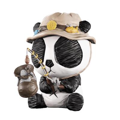 CACOOCAPANDA钓鱼熊猫公仔