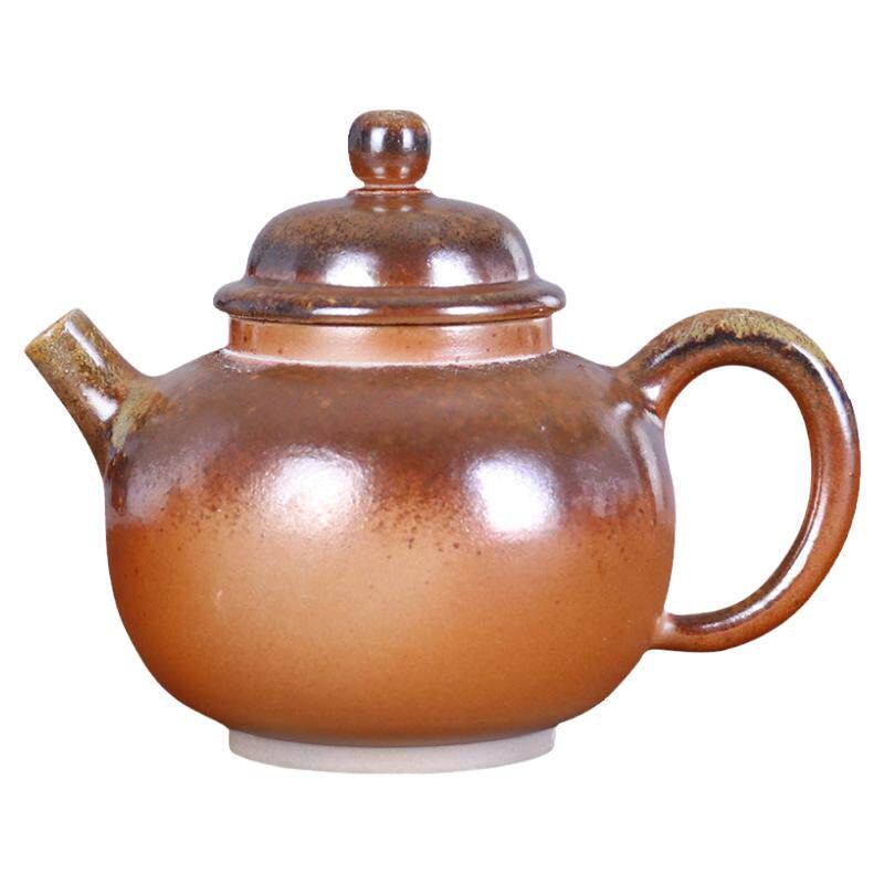 紫陶纯手工复古柴烧李正龙250ml