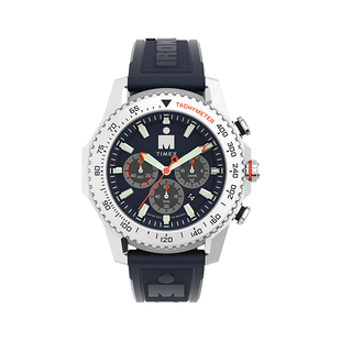 TIMEX天美时Ironman系列户外夜光三眼计时码表石英男表TW2W55500