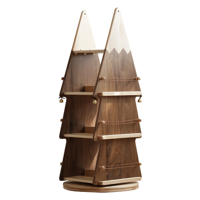 Zoomily圣诞树旋转书架原版原创