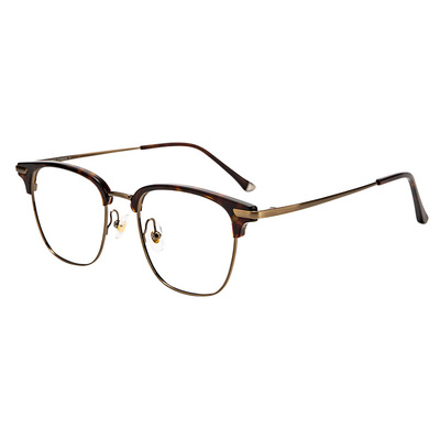 木川眼镜男近视大脸加大加宽