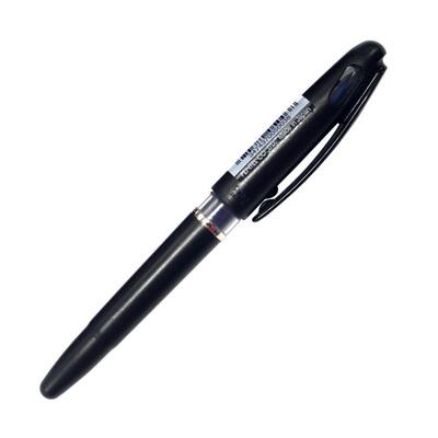 pentel派通黑色纤维笔大班签字笔