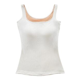 全员自留！超显瘦桑蚕丝吊带背心一期一会透气轻薄抗皱带罩杯内搭