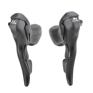 microNEW微转公路自行车手变头指拨刹车一体变速杆2/3*7 8 9 10速