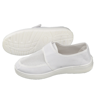 PU加厚软底防静电工作鞋防滑透气实验室电子食品厂洁净劳保无尘鞋