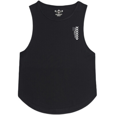 撸铁狼健身背心男宽松夏高弹透气