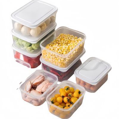 加厚PP冰箱水果收纳保鲜盒冷冻专用可微波厨房饭盒大容量塑料密封