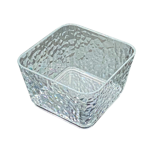 创意分格零食盘水果碟酒吧KTV小吃碟亚克力干果盘套装商用分装碟