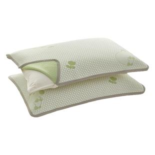 凉感冰豆豆枕巾一对装夏季男防头油冰丝枕头巾绑带隔脏垫学生宿舍