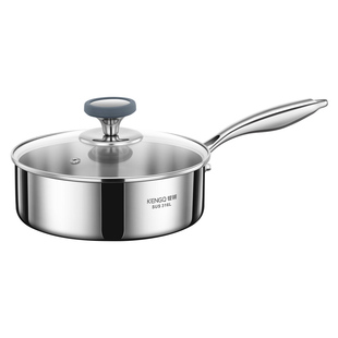 铿锵316L不锈钢小煎锅家用无涂层宝宝辅食锅煎牛排鸡蛋迷你平底锅