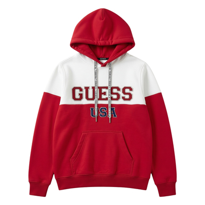 拆剪标女士连帽加绒休闲卫衣