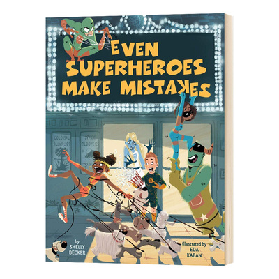 超级英雄也有犯错的时候 Even Superheroes Make Mistakes 英文原版韵文故事绘本 精装 英文版进口英语书籍