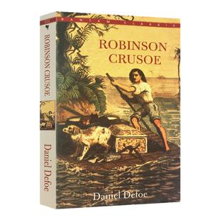 Robinson Crusoe 鲁滨逊漂流记 英文原版 笛福 世界经典名著文学小说 鲁宾孙鲁冰逊罗宾汉鲁兵逊飘流记正版原著完整版进口英语书籍