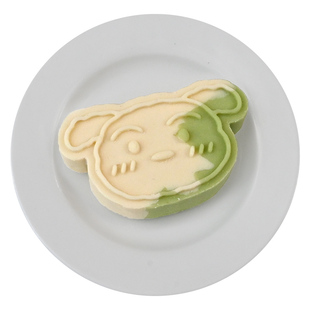 蜡笔小新凤梨酥模具小白肥嘟嘟绿豆糕广式下午茶家用烘焙月饼模具