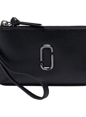【季末折扣】MARC JACOBS/莫杰 MJ 牛皮纯色简约钱包卡包零钱包