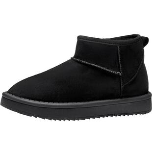 人本雪地靴女2025新款女鞋冬季厚底加绒加厚鞋子东北保暖女款棉鞋