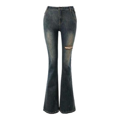 1JINNSTUDIO复古破洞牛仔裤