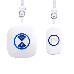 充电款纽扣电池老人呼叫器无线家用床头一键呼叫按铃呼叫铃传唤器