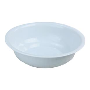 加厚双料搪瓷盆包邮家用洗脸盆厨房和面盆怀旧耐高温白色大塘瓷盆