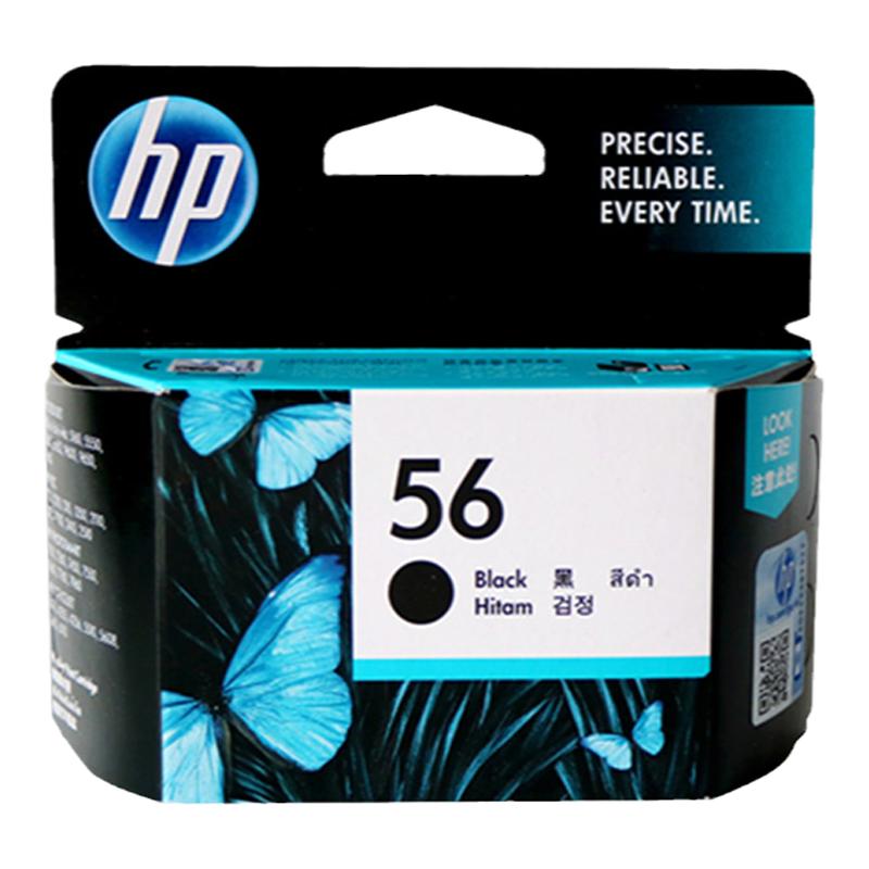 原装惠普56墨盒 HP C6656A 56 57 5160 6110 7660打印机墨盒 黑彩 - 白底图