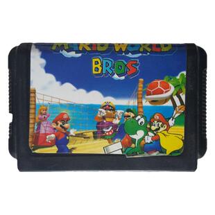 世嘉卡世嘉游戏卡MD游戏卡黑卡世家卡SEGA游戏卡 超级玛丽双人版