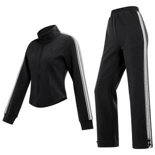 骆驼运动套装女款秋冬修身健身服立领休闲防风百搭显瘦长袖两件套