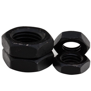 8级发黑六角薄螺母螺帽外六角薄螺丝帽GB6172六角螺母M6M8M10-M36